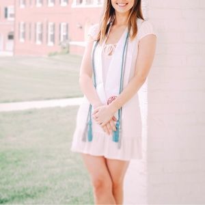 Lovers + Friends white mini dress